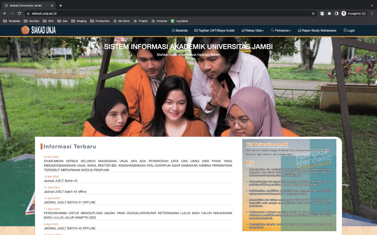 Siakad Universitas Jambi